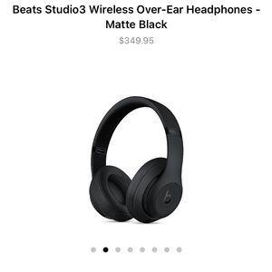 New Beats by Dr. Dre. Beats studio 3 wireless headphones Black